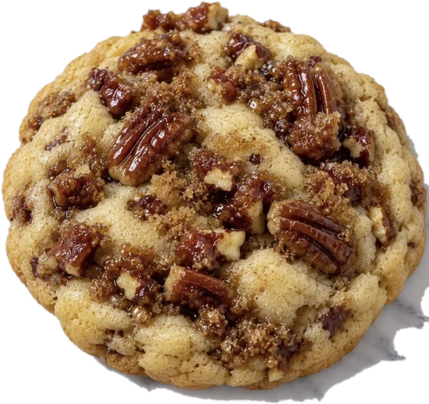 Candied brown sugar and pecan cookie